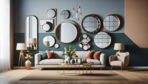 Wandspiegels en grote ronde spiegels: stijl en functionaliteit in je interieur